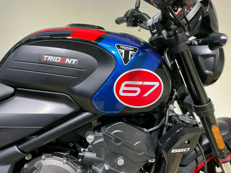 2026 Triumph Trident 660 Triple Tribute Edition