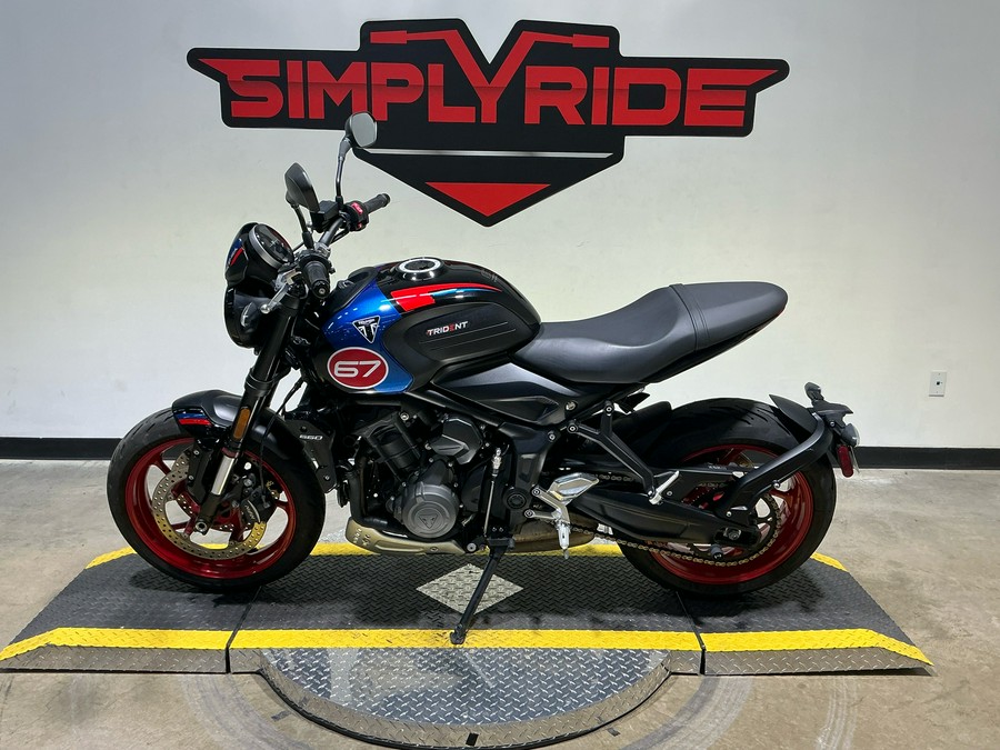2026 Triumph Trident 660 Triple Tribute Edition
