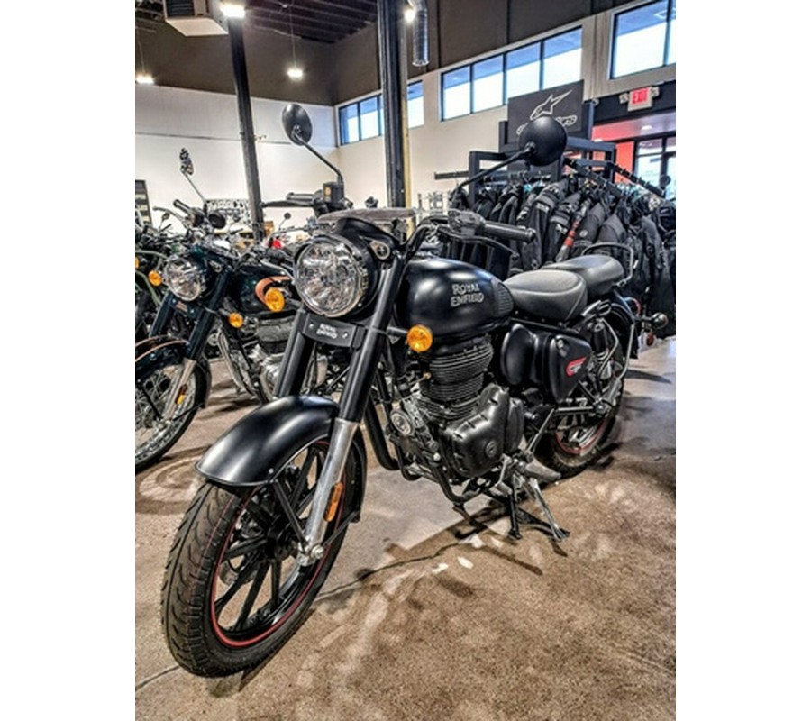 2022 Royal Enfield Classic 350 Dark Stealth Black