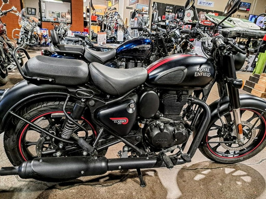 2022 Royal Enfield Classic 350 Dark Stealth Black