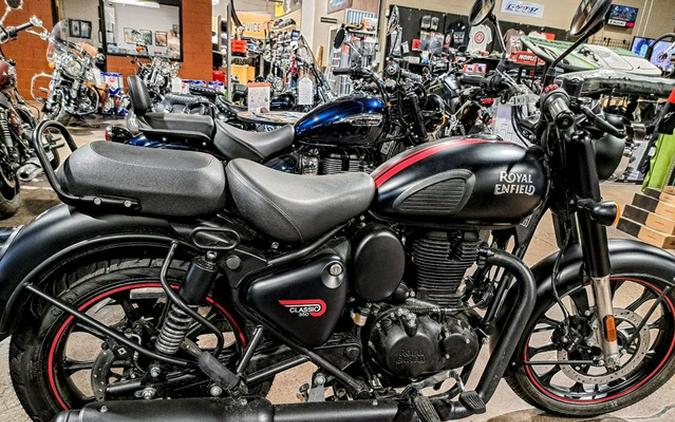 2022 Royal Enfield Classic 350 Dark Stealth Black