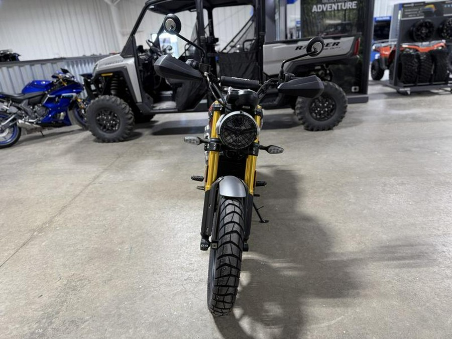 2025 Triumph Scrambler 400 X Carnival Red / Phantom Black