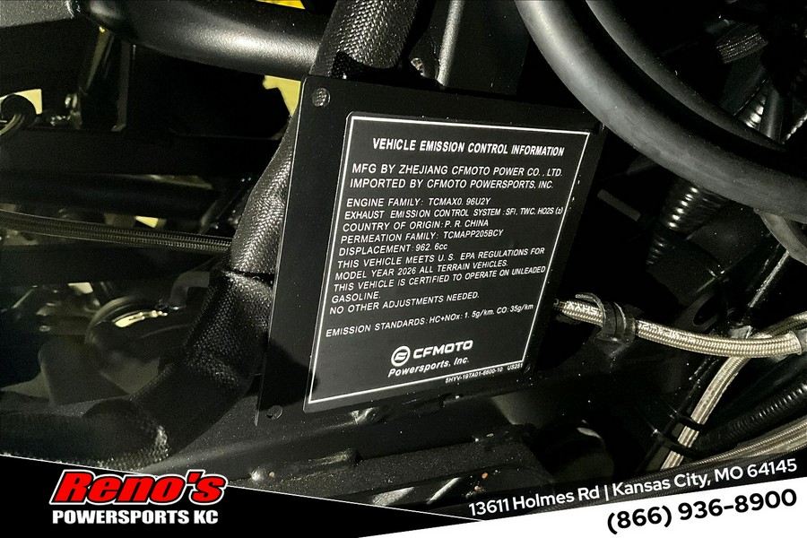 2026 CFMOTO UFORCE 1000