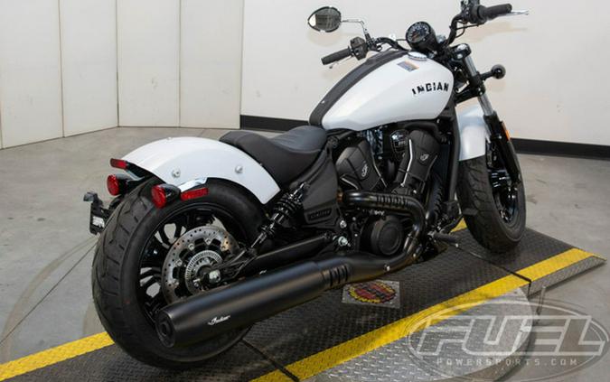 2025 Indian Scout Sixty Bobber Limited Ghost White Metallic S