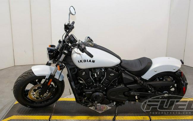 2025 Indian Scout Sixty Bobber Limited Ghost White Metallic S