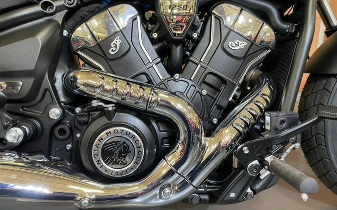 2025 Indian Motorcycle® Super Scout® Black Smoke with Graphics