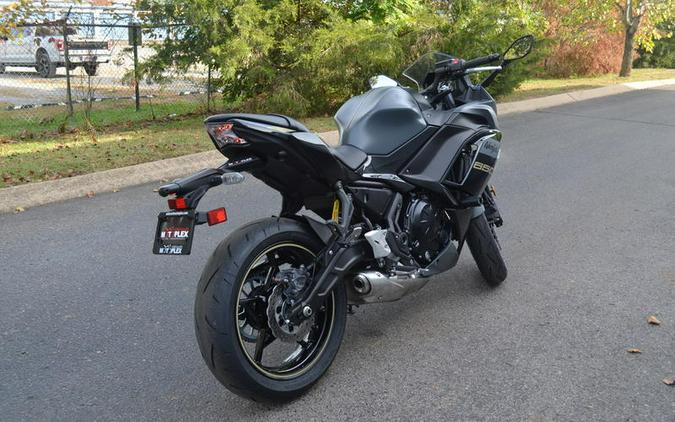 2024 Kawasaki Ninja® 650 Metallic Matte Dark Gray/Metallic Spark Black