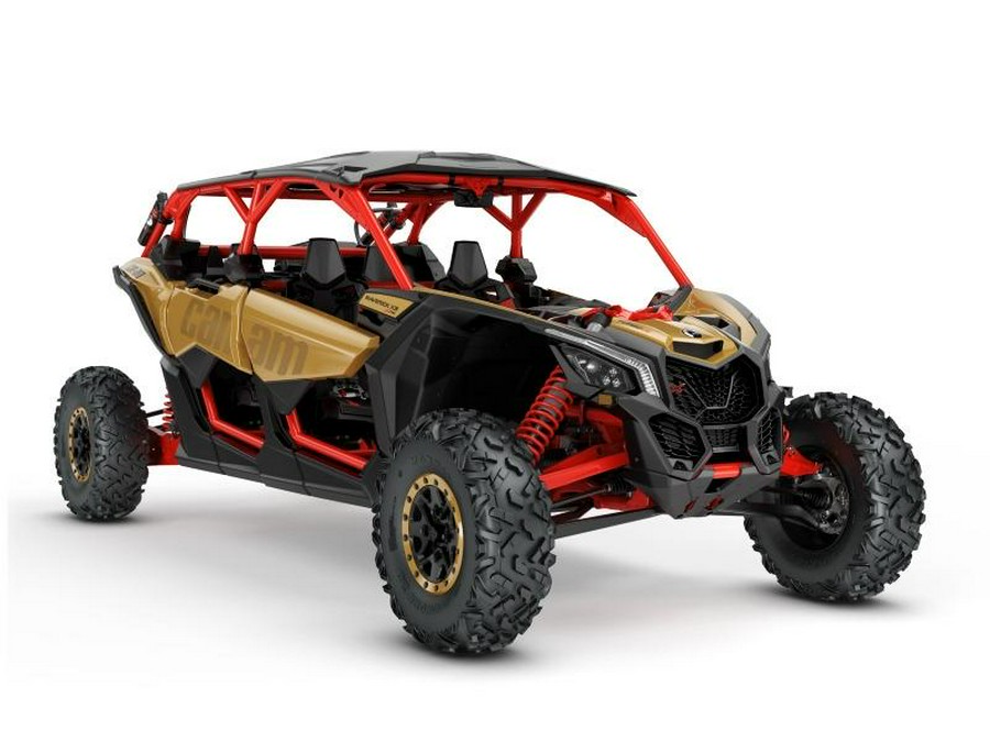 2018 Can-Am® Maverick™ X3 MAX X™ rs TURBO R Gold & Can-Am Red