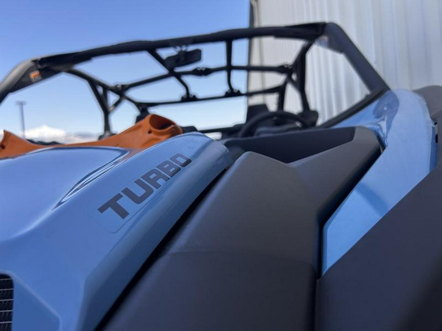2025 Can-Am® Maverick X3 MAX RS Turbo Scandi Blue & Orange Crush