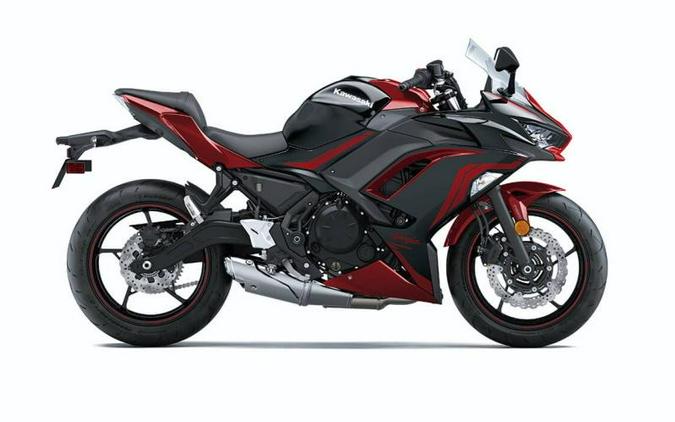 2021 Kawasaki Ninja® 650 ABS Metallic Spark Black/Metallic Imperial Red