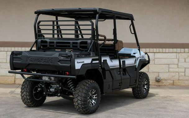 New 2024 KAWASAKI MULE PROFXT 1000 LE PLATINUM RANCH EDITION METALLIC STARDUST WHITE