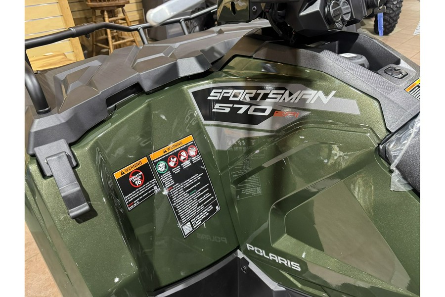 2026 Polaris Sportsman® Touring 570 Premium - Treeline Green Metallic