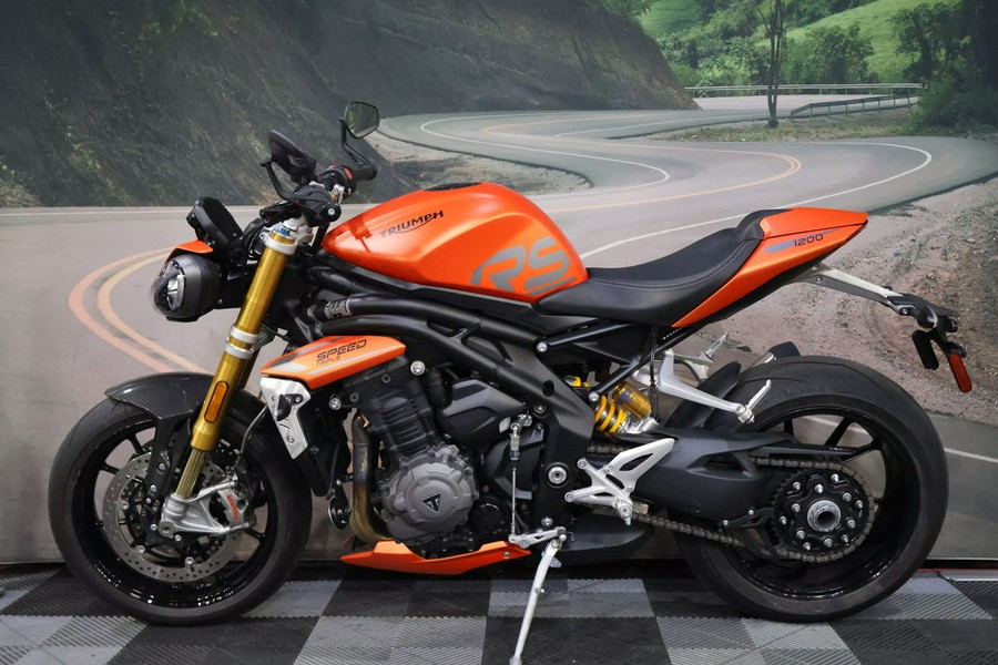 2023 Triumph Speed Triple 1200 RS Matte Baja Orange