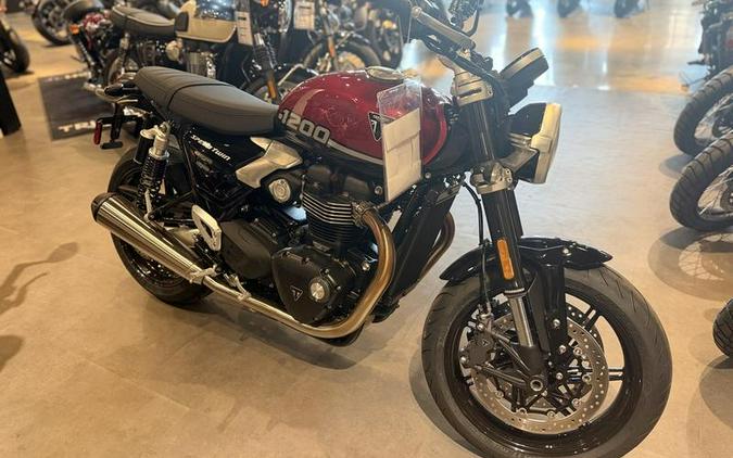 2026 Triumph Speed Twin 1200 Carnival Red/Sapphire Black