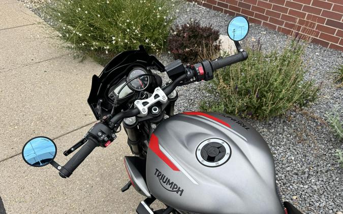 2021 Triumph Street Triple R Matte Silver Ice