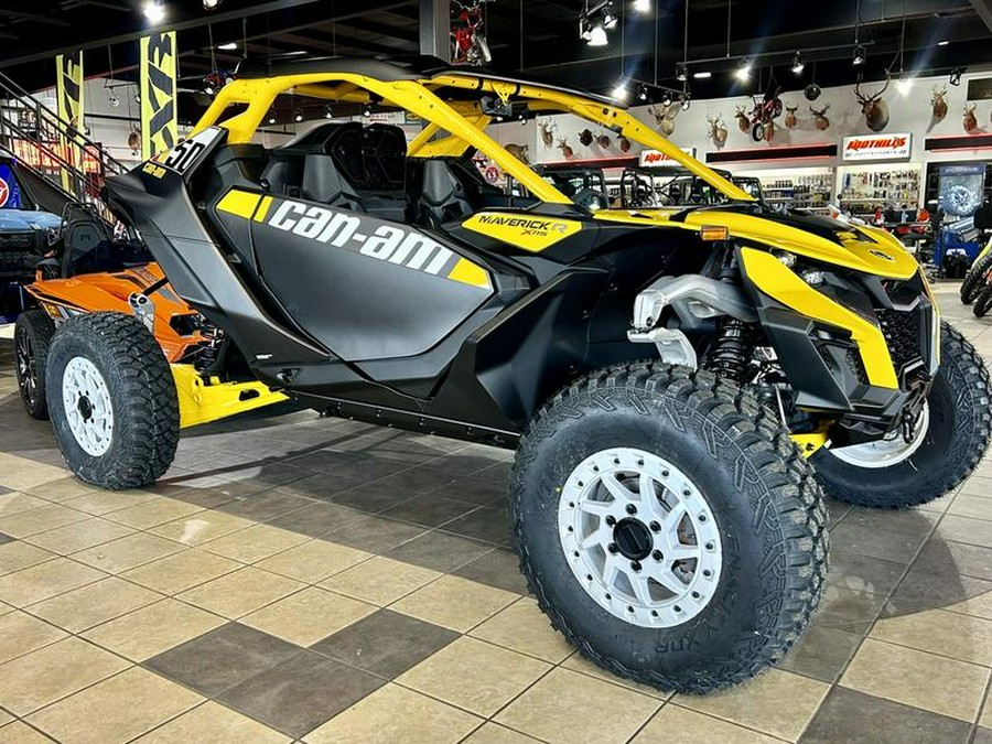 2024 Can-Am® Maverick R X RS Carbon Black & Neo Yellow