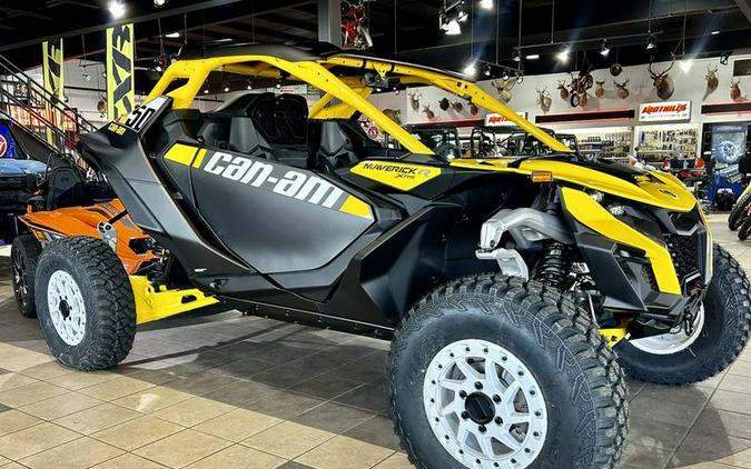 2024 Can-Am® Maverick R X RS Carbon Black & Neo Yellow