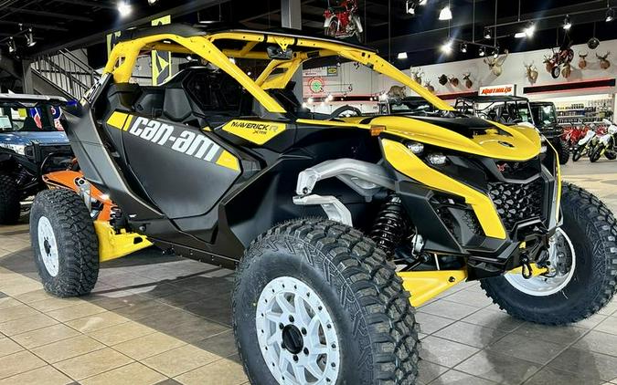 2024 Can-Am® Maverick R X RS Carbon Black & Neo Yellow