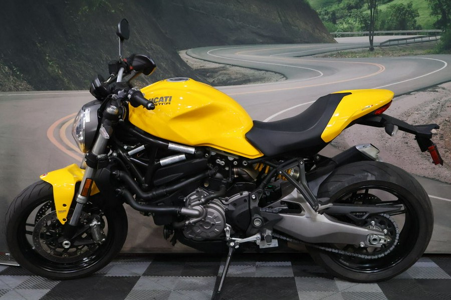 2018 Ducati Monster 821 Yellow