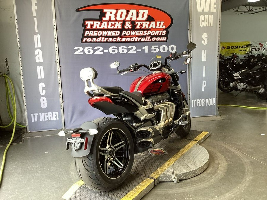 2022 Triumph Rocket 3 R 221 Red Hopper Sapphire Black