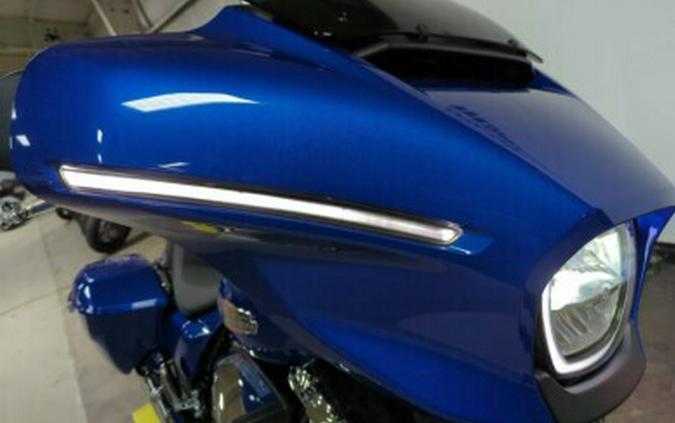 2024 Harley-Davidson® Street Glide® Blue Burst Chrome Trim