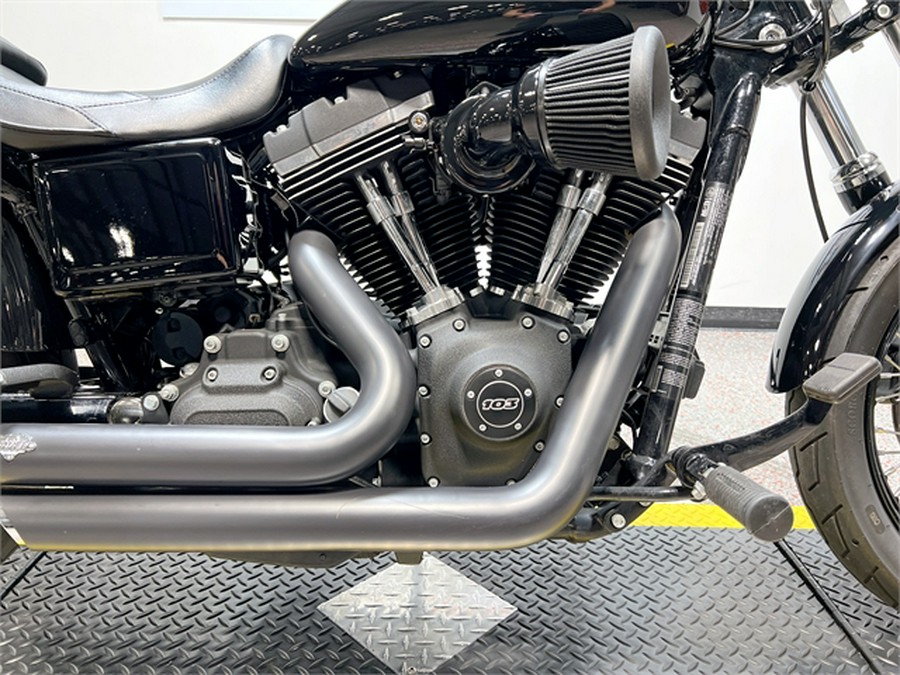 2015 Harley-Davidson Dyna Street Bob FXDB 6,361 Miles Vivid Black