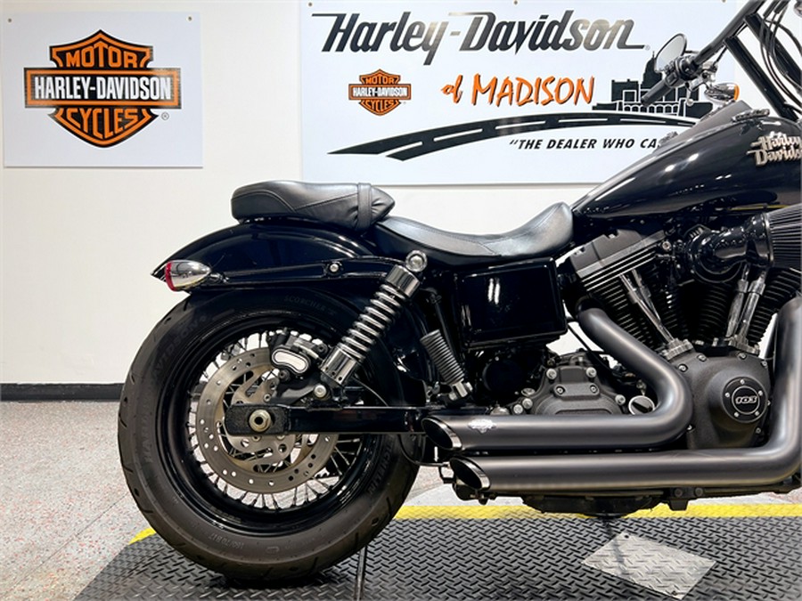 2015 Harley-Davidson Dyna Street Bob FXDB 6,361 Miles Vivid Black