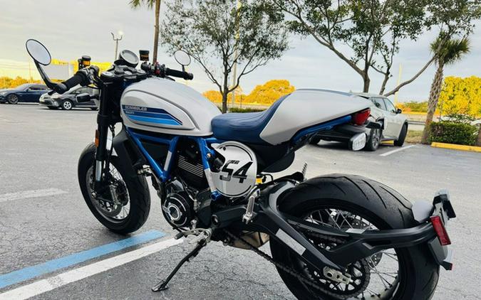 2020 Ducati Scrambler Cafe Racer Silver Ice Matte