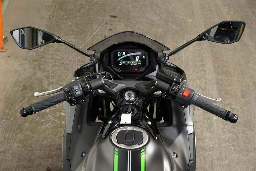 2024 Kawasaki Ninja® 650 Metallic Matte Dark Gray/Metallic Spark Black