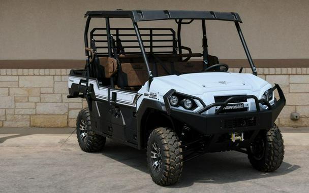 New 2024 KAWASAKI MULE PROFXT 1000 LE PLATINUM RANCH EDITION METALLIC STARDUST WHITE