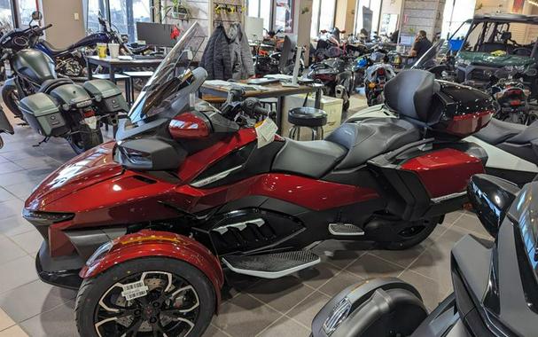 New 2024 CAN-AM SPYDER RT LIMITED DEEP MARSALA METALLIC WITH PLATINUM