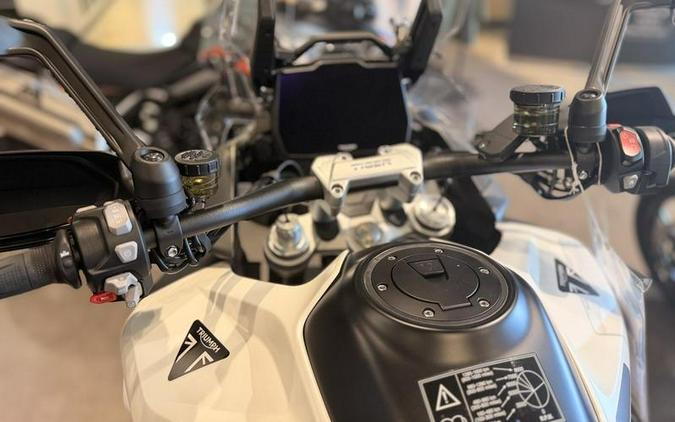 2026 Triumph Tiger 1200 Alpine Edition Satin crystal white