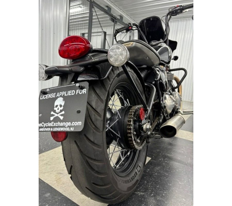 2018 Triumph Bonneville Bobber Jet Black