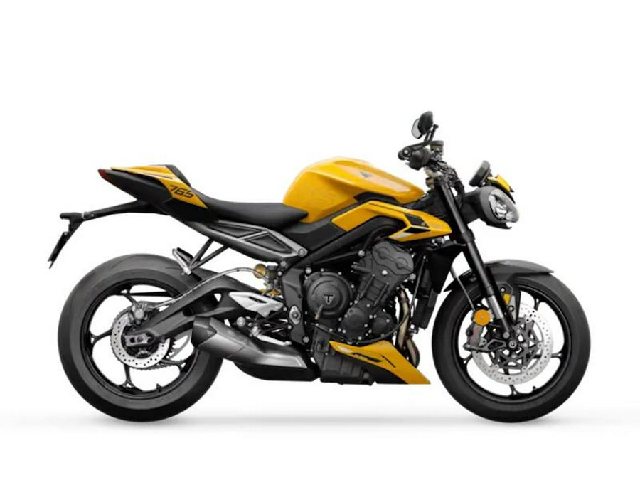 2025 Triumph Street Triple 765 RS Cosmic Yellow