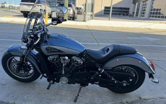 2021 Indian Scout ABS Icon Blue Slate Metallic/Cobra Silver