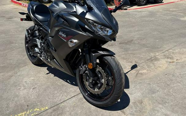2022 Kawasaki Ninja 650 ABS Metallic Matte Graphenesteel Gray