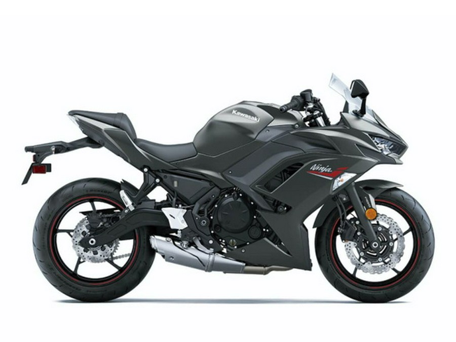 2022 Kawasaki Ninja 650 ABS Metallic Matte Graphenesteel Gray