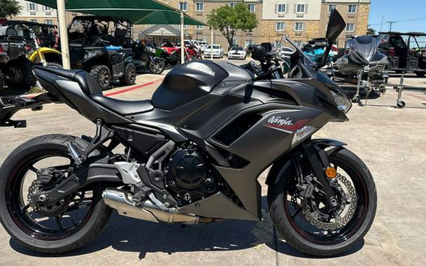 2022 Kawasaki Ninja 650 ABS Metallic Matte Graphenesteel Gray