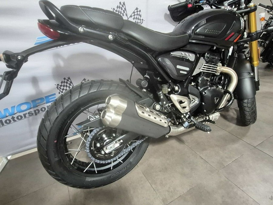 2026 Triumph Scrambler 400 XC Storm Grey