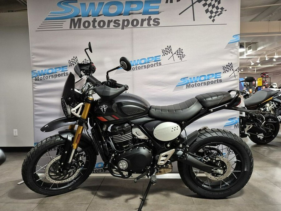 2026 Triumph Scrambler 400 XC Storm Grey