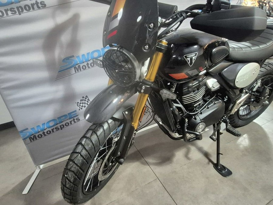 2026 Triumph Scrambler 400 XC Storm Grey