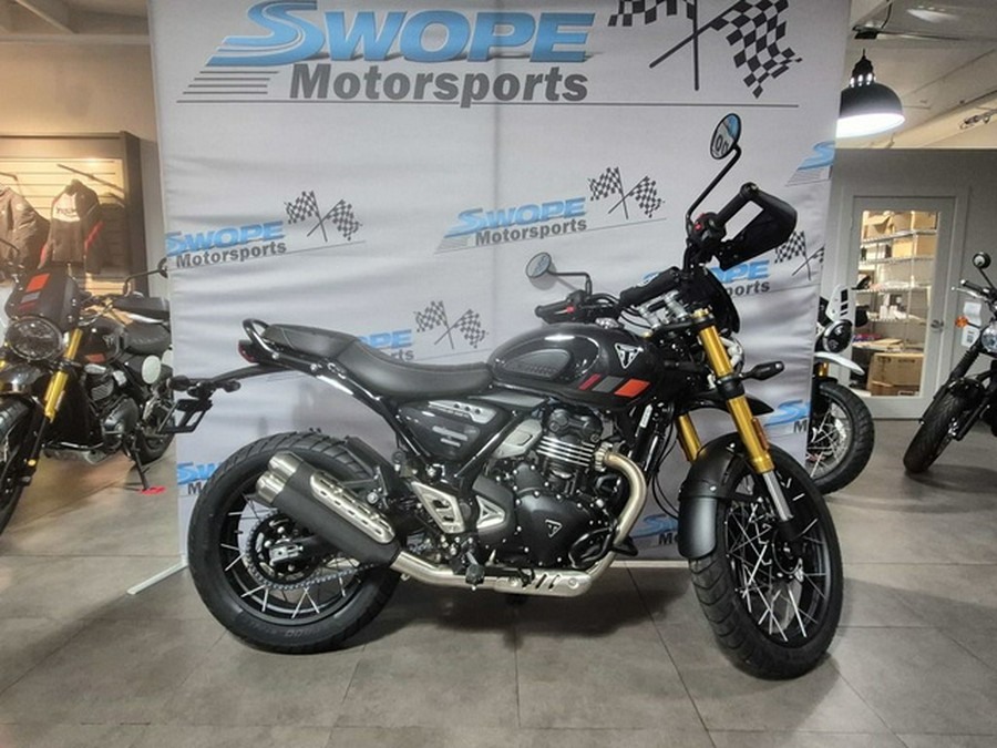 2026 Triumph Scrambler 400 XC Storm Grey