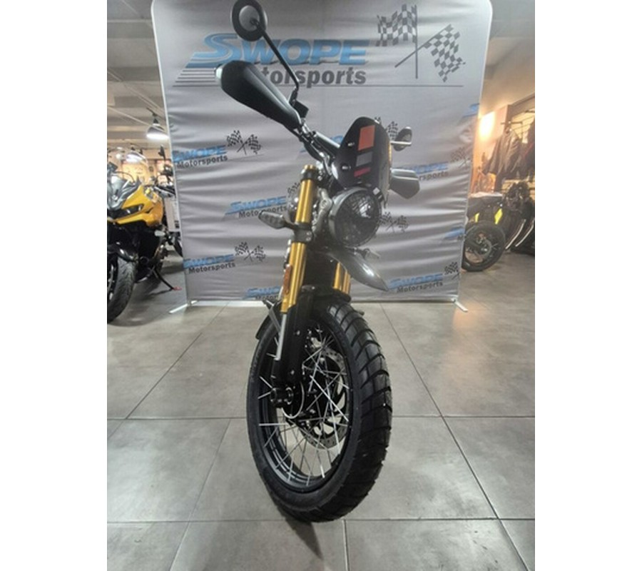 2026 Triumph Scrambler 400 XC Storm Grey