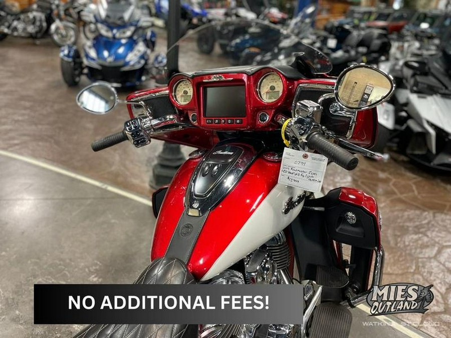 2019 Indian Motorcycle® Roadmaster® Icon Series Ruby Metallic/Pearl White