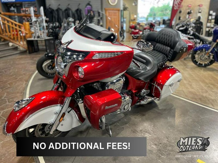 2019 Indian Motorcycle® Roadmaster® Icon Series Ruby Metallic/Pearl White