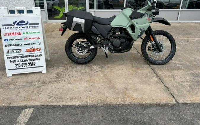 2024 Kawasaki KLR 650 Adventure ABS Pearl Matte Sage Green