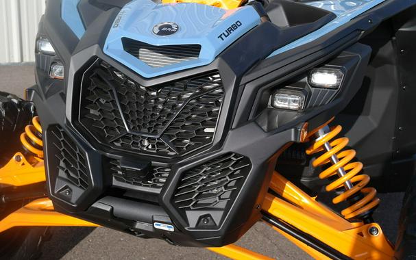 2026 Can-Am® Maverick X3 Max RS Turbo RR Scandi Blue & Orange Crush
