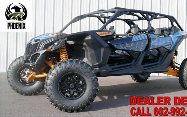 2026 Can-Am® Maverick X3 Max RS Turbo RR Scandi Blue & Orange Crush