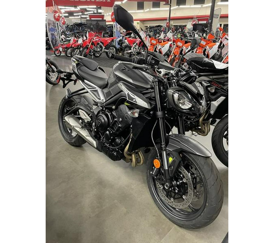 2024 Triumph Street Triple 765 R Silver Ice