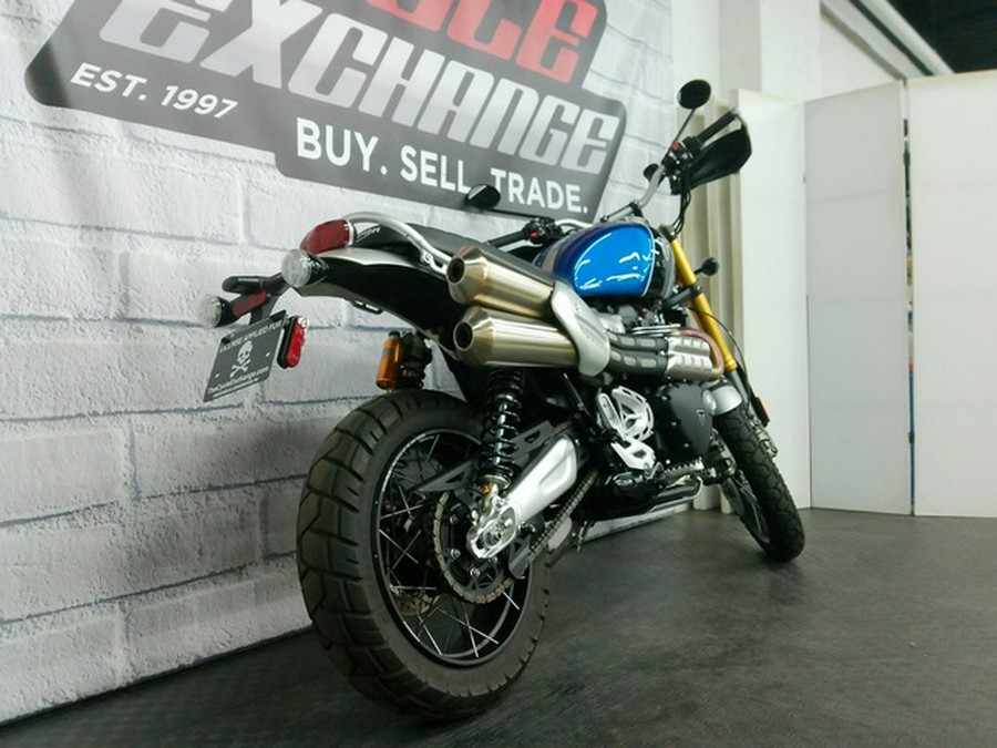 2022 Triumph Scrambler 1200 XE Cobalt Blue Jet Black